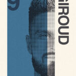 La France Olivier Giroud Football Sports Poster