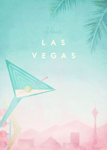 Las Vegas United States of America Minimalist Travel Poster