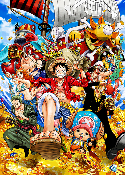 Laughtale One Piece anime Poster