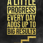 Little Progress to make it big Success Poster