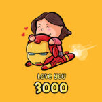 Love You 3000 Iron man Poster