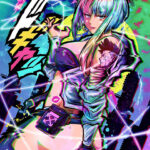 Lucy Cyberpunk Comic Poster