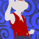 Luffy Minimalistic Devil Fruit One Piece Poster