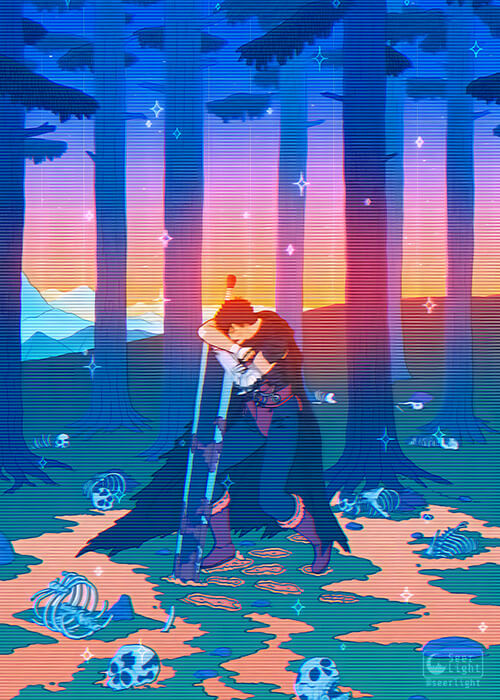 Berserker Pop Pastel Poster