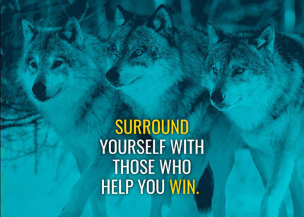 Make Good Friends animal motivational Poster