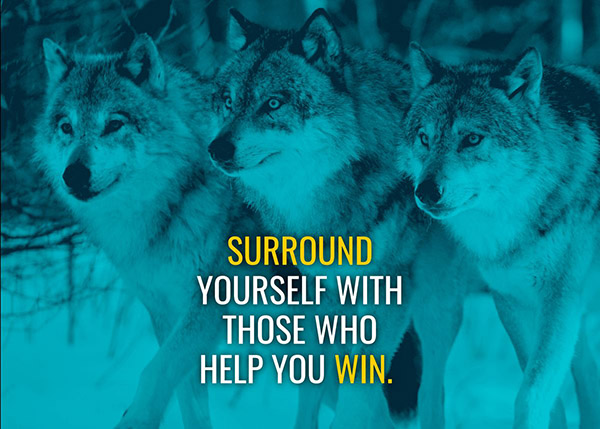 Make Good Friends animal motivational Poster