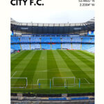 Manchester City FC Stadium Poster
