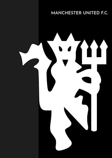 Manchester United FC Dark Poster