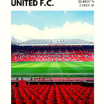 Manchester United FC Stadium Poster