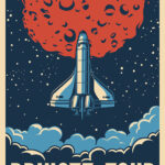 Mars Vacation Private Tour Poster