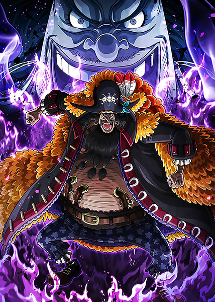 Marshall D Teach aka Blackbeard One Piece Poster