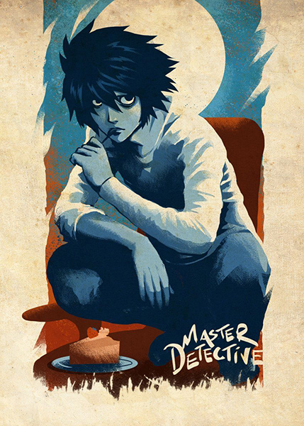 Master Detective Death Note anime Poster