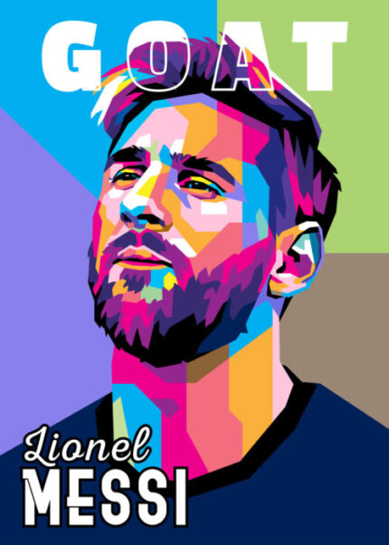 The Goat Lionel Messi Poster