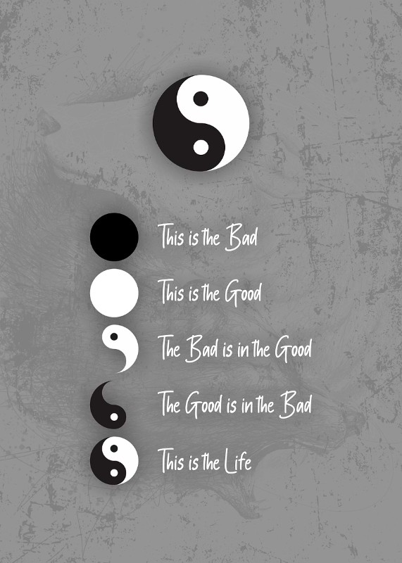 Meaning Of Yin Yang Theory Poster
