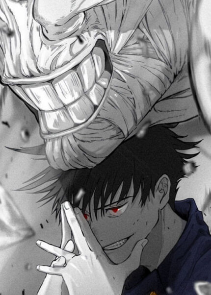 Megumi Fushiguro and Mahoraga Jujutsu Kaisen Poster