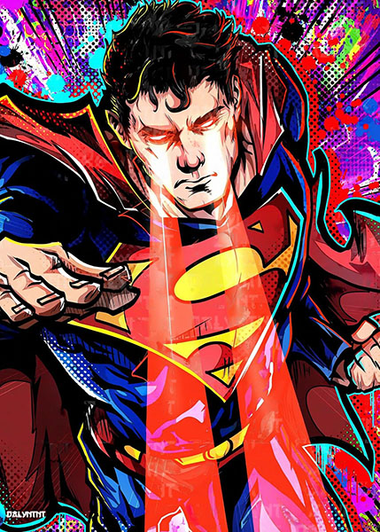 Men of Steel Superman Comic Poster