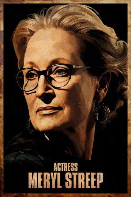 Meryl Streep Acting Poster