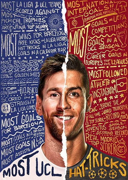 Messi x Ronaldo Poster