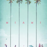Miami United States of America Minimalist Travel Poster