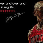 Michael Jordan - Failed Over and Over Motivational Poster