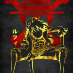 Minimal Luffy One Piece Poster