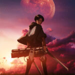 Minimalist Levi AOT anime Poster