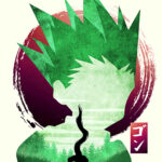 Minimalist Silhouette Gon Hunter X Hunter anime Poster