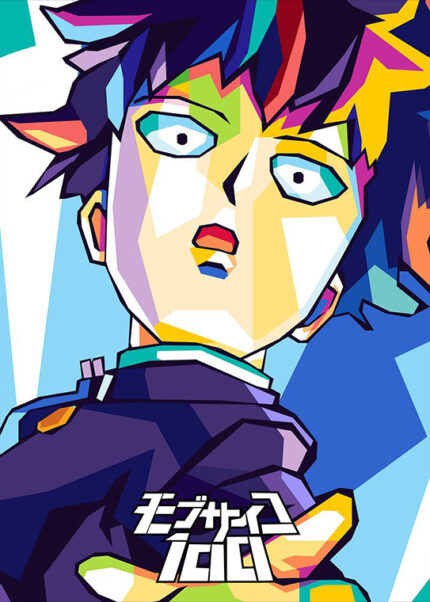 Mob Pyscho100 Pop art Poster