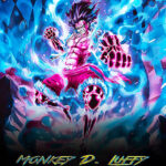 Monkey D Luffy Gear 4 Snakeman One Piece Poster