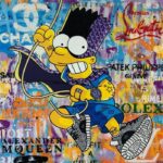 Monopoly Rich Bart Simpson Poster