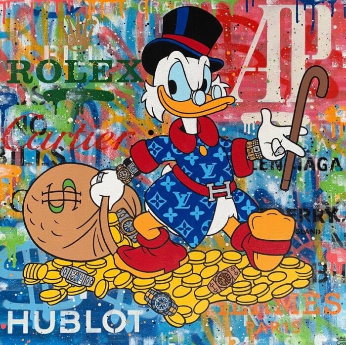 Monopoly Rich Scrooge McDuck Poster