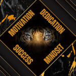 Motivation Dedication Success Mindset animal motivational Poster