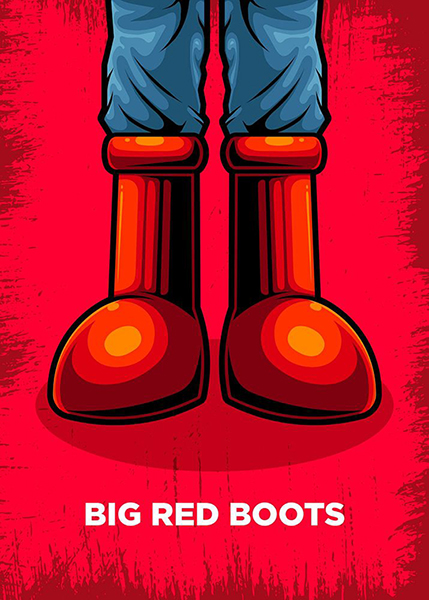 MSCHF big red boot Poster