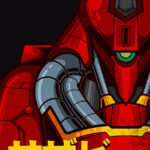 MSN-04 Sazabi Char Aznable Gundam Poster