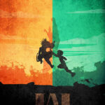 My Hero Academia Rival Minimalist anime Poster