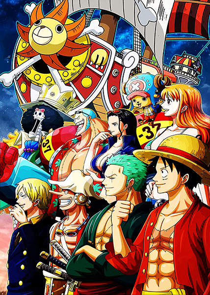Nakama One Piece anime Poster