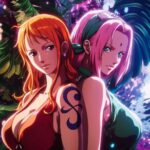 Nami And Sakura Anime & Manga Poster