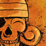 Nami minimal skull King One Piece Poster