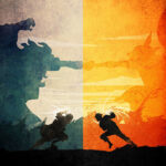 Naruto Shippuden Sasuke vs naruto Minimalist anime Poster