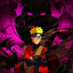 Naruto vs Pain Minimal Poster