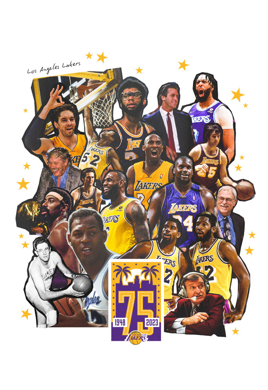 Club Lakers Basketball Poster