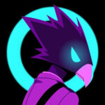 Neon Fumikage Tokoyami My Hero Academia Poster