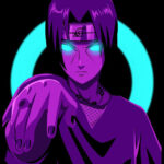 Neon Itachi Uchiha Naruto Shippuden Poster