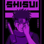 Neon Shisui Uchiha Naruto Poster