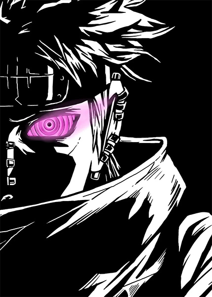 Neon Yahiko pain Naruto Poster