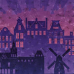 Netherlands Amsterdam Travel Poster