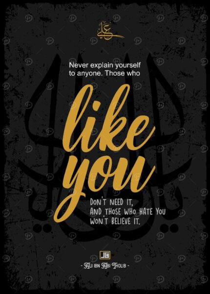 Never Explain Yourself Poster