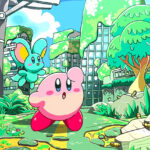 Nintendo Kirby in a beautiful Garden Poster