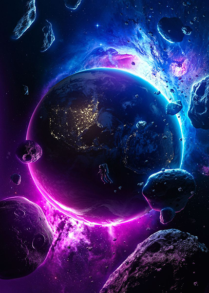 Oblivion The dark void of space Poster