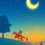 Ocarina Hill Pop Pastel Poster